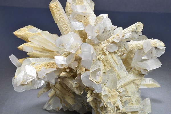 Quartz, rhombohedral Calcite