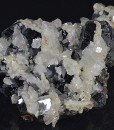 Truncated Galena, Calcite