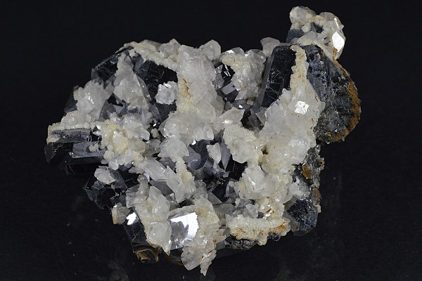Truncated Galena, Calcite