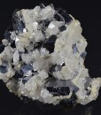 Truncated Galena, Calcite