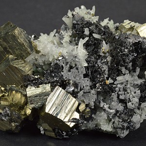 Pyrite, Sphalerite, Quartz, Galena