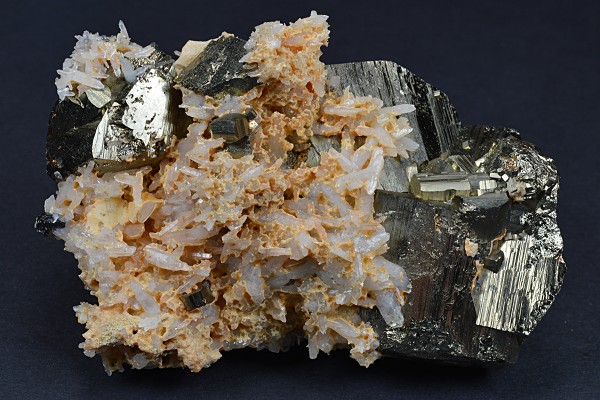 Pyrite, Quartz, Calcite