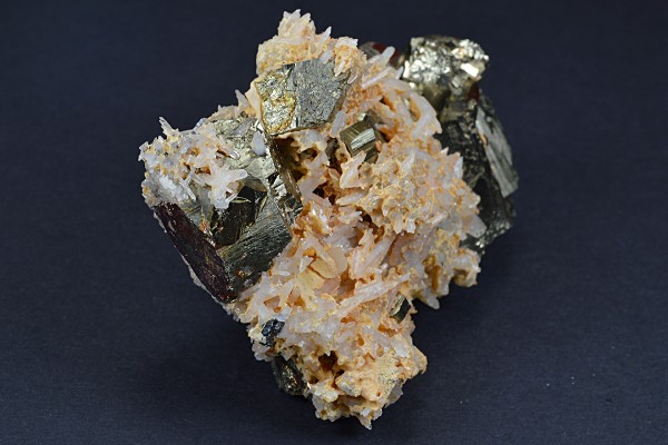 Pyrite, Quartz, Calcite