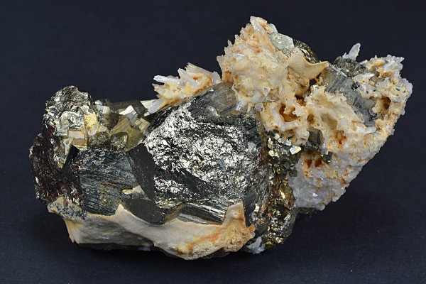Pyrite, Quartz, Calcite