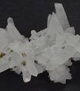 Bi-terminated Quartz floater, Chalcopyrite