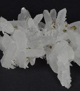 Bi-terminated Quartz floater, Chalcopyrite