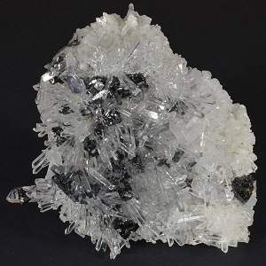 Sphalerite octahedrons, Quartz, Galena