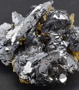 Iron Oxide, Spinel Law Twin Galena set on Quartz and Calcite