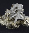 Bi-terminated Quartz, Pyrite, Calcite