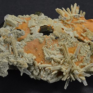 Pyrite, Calcite, Quartz, Sphalerite