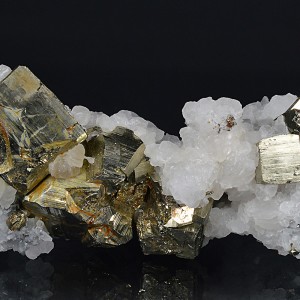 Pyrite, Calcite