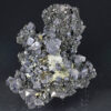 Truncated Galena, Iridescent Sphalerite, Pyrite, Calcite