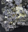 Truncated Galena, Iridescent Sphalerite, Pyrite, Calcite