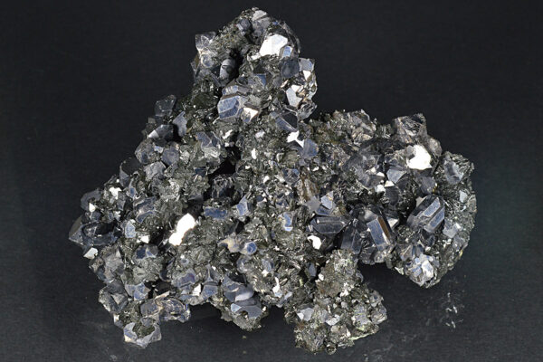 Truncated Galena, Iridescent Sphalerite, Pyrite, Calcite