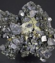 Truncated Galena, Iridescent Sphalerite, Pyrite, Calcite
