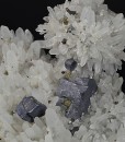 Quartz, gem Sphalerite var.Cleiophane, truncated Galena, Chalcopyrite, Pyrite, Calcite
