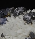 Quartz, gem Sphalerite var.Cleiophane, truncated Galena, Chalcopyrite, Pyrite, Calcite
