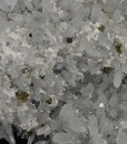 Quartz, gem Sphalerite var.Cleiophane, truncated Galena, Chalcopyrite, Pyrite, Calcite