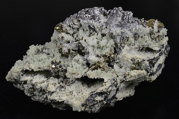Galena, Pyrite, Chalcopyrite, Quartz, Sphalerite