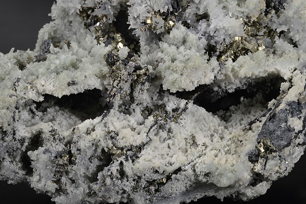 Galena, Pyrite, Chalcopyrite, Quartz, Sphalerite
