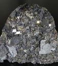 Truncated Galena, Sphalerite, Pyrite, Chalcopyrite