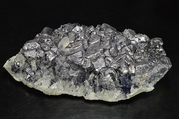 Twinned Galena, Quartz, Sphalerite