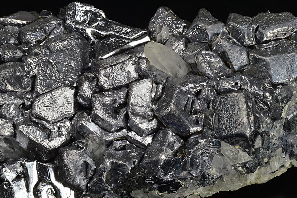 Twinned Galena, Quartz, Sphalerite