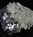 Twinned and truncated Galena, Quartz, Sphalerite