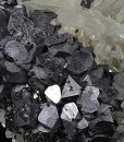 Twinned and truncated Galena, Quartz, Sphalerite