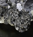 Twinned and truncated Galena, Quartz, Sphalerite