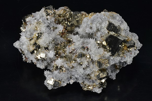 Japan Law Twin Quartz on Pyrite