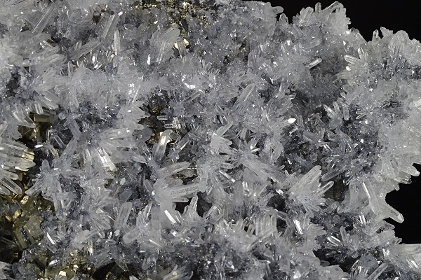 Pyrite, Galena on Japan Law Twin Quartz