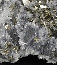 Pyrite, Galena on Japan Law Twin Quartz