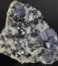 Twinned and truncated Galena, Sphalerite, Quartz