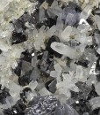 Twinned and truncated Galena, Sphalerite, Quartz