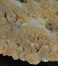 Hexagonal pyramidal Quartz tinged with Calcite