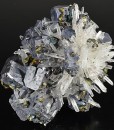 Truncated Galena, Chalcopyrite, Sphalerite, Quartz