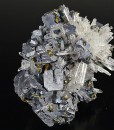 Truncated Galena, Chalcopyrite, Sphalerite, Quartz