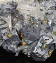 Truncated Galena, Chalcopyrite, Sphalerite, Quartz