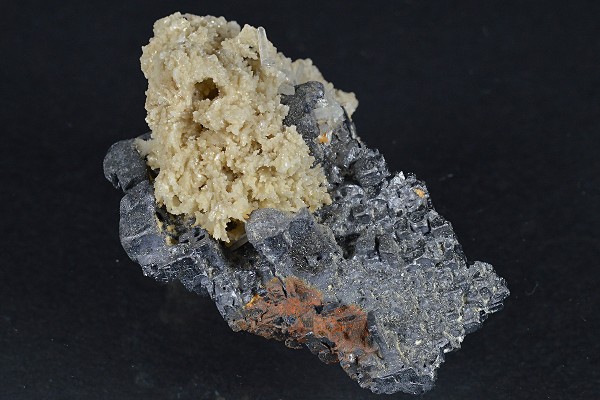 Galena, Quartz, Calcite, Sphalerite