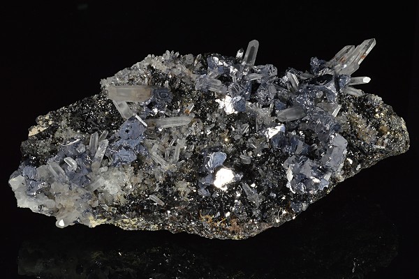 Galena on matrix, Sphalerite, Quartz