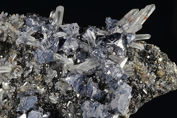 Galena on matrix, Sphalerite, Quartz