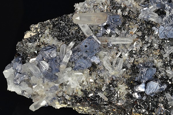 Galena on matrix, Sphalerite, Quartz