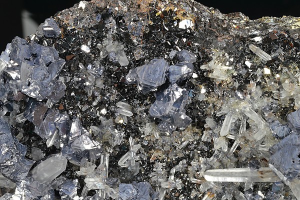 Galena on matrix, Sphalerite, Quartz