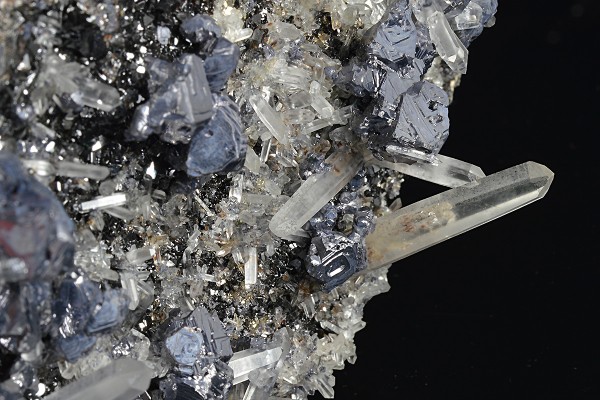Galena on matrix, Sphalerite, Quartz