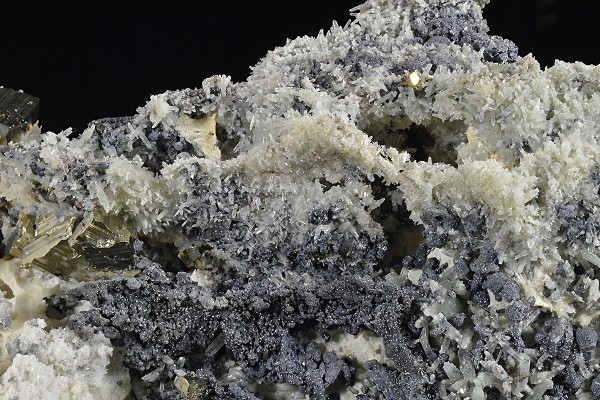 Pyrite, Galena, Quartz, Calcite