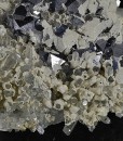 Rhombohedral Galena, Quartz, Calcite