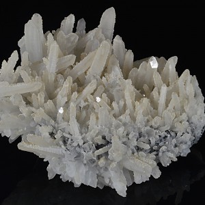 Quartz tinged with Calcite