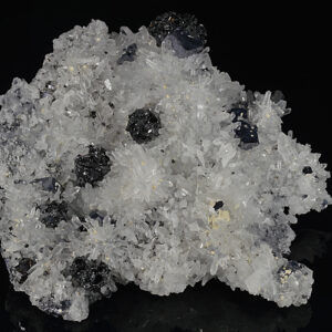 Sphalerite, Galena set on Quartz