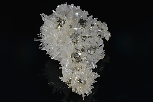 Pyrite on Quartz
